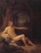 Gerrit Dou Bather oil